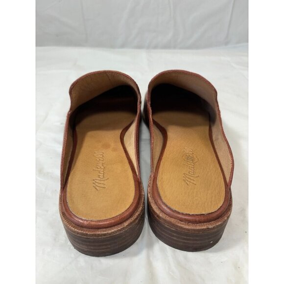 Madewell Frances Skimmer Mule in Brown Leather size 6.5 - Picture 11 of 12